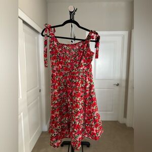 Women’s SHEIN Multicolored Floral Sleeveless Dress Size 1XL